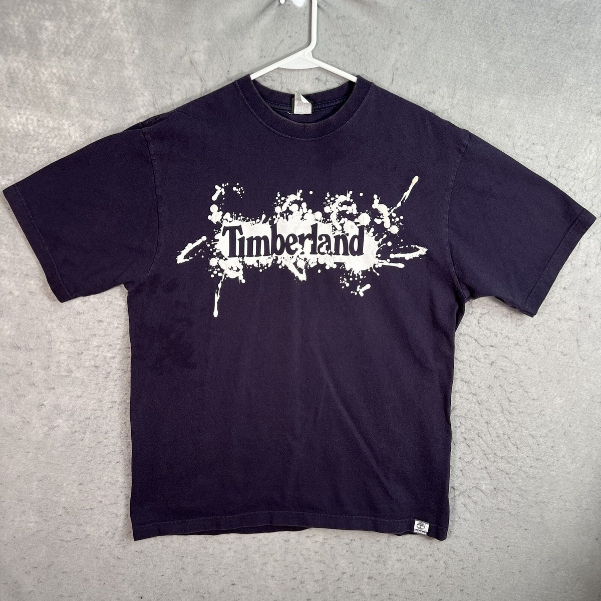 Vintage 90s Timberland Logo T Shirt Adult XL Purple Hip Hop Vintage 90s Timberland Logo T Shirt Adult XL Purple Hip Hop