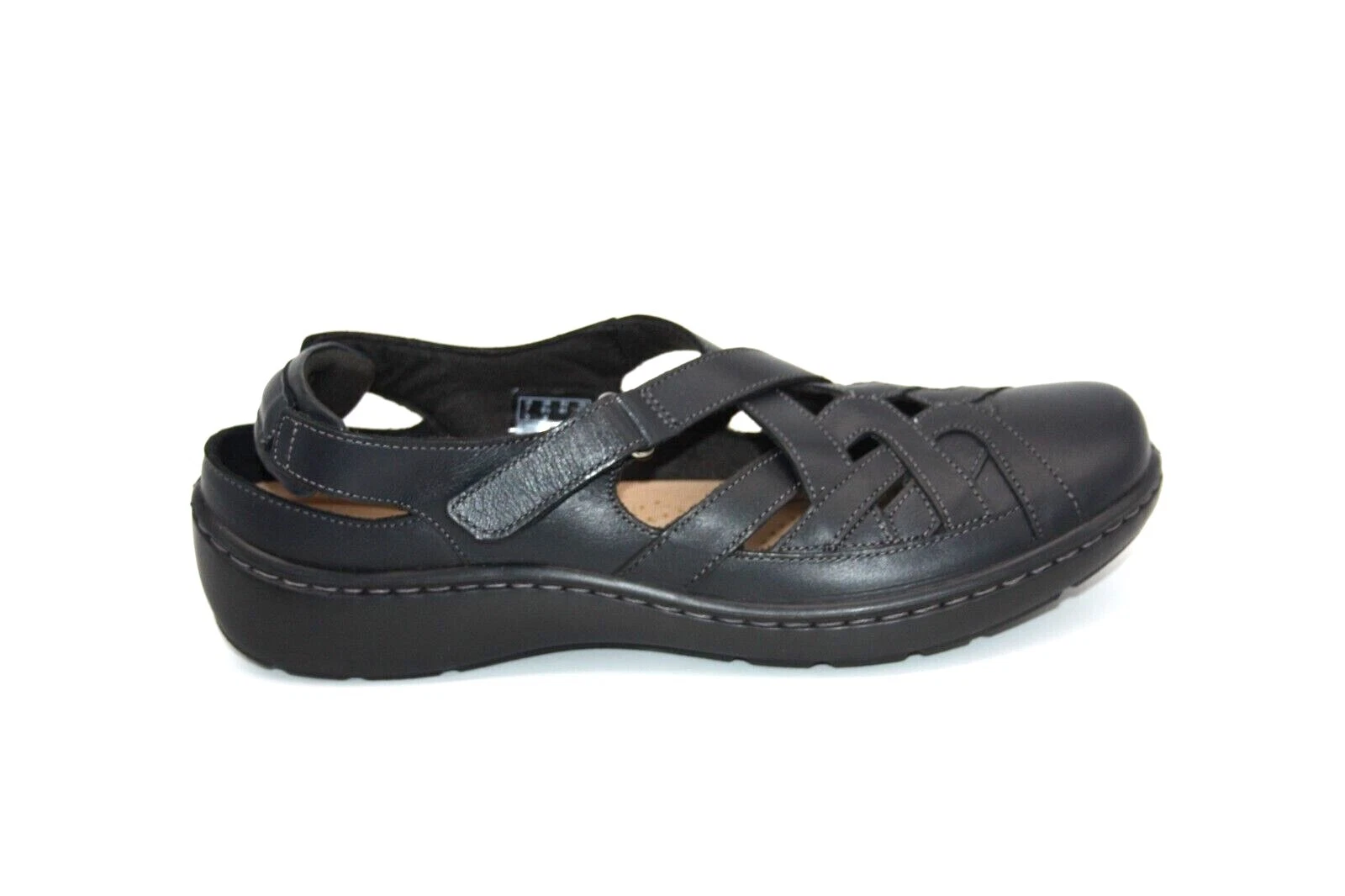 Clarks Cora Dream Sandali Donna 261 58889 PELLE NERA
