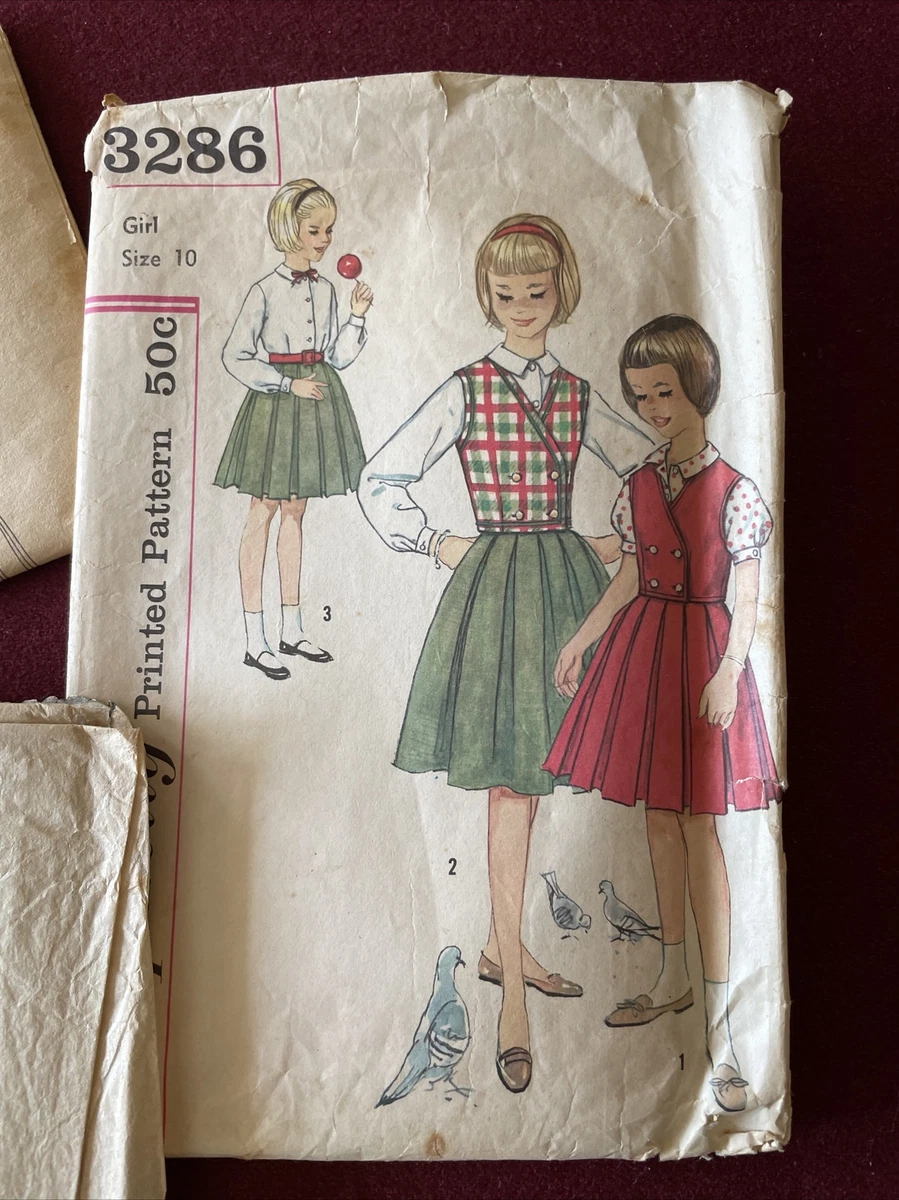 1950s button top down skirt