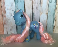 G3 My Little Pony MLP Dream Blue Super Long Pink Hair