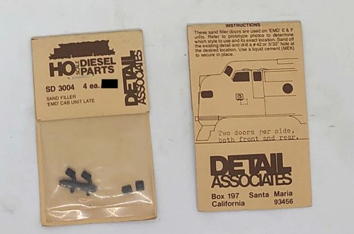 DETAIL ASSOCIATES American HO Scale Detailing Parts - Multi Listing - Picture 176 of 203