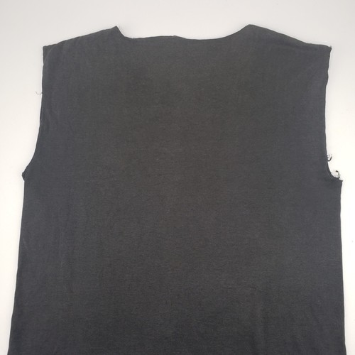 Vintage 1992 3D Emblem Smith & Wesson Sleeveless Shirt Cutoff Large Eagle Guns - Picture 15 of 18