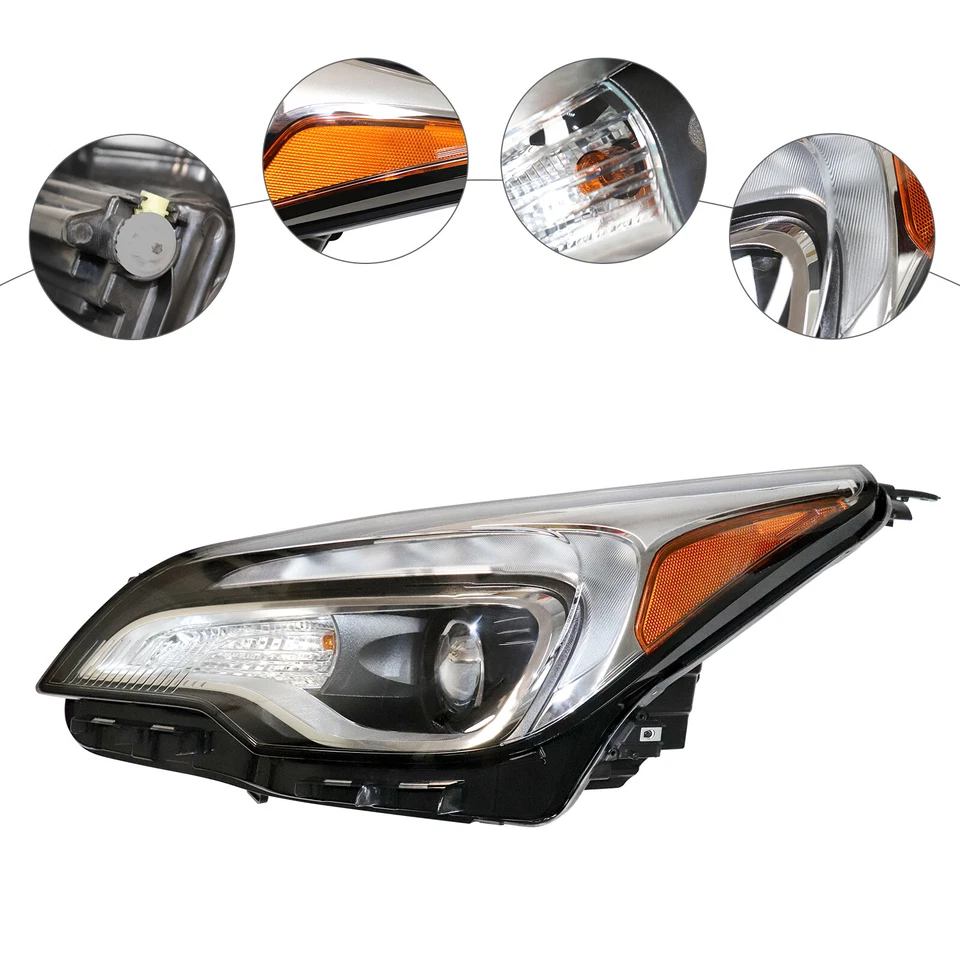 For Buick Envision 2016 2017 2018 1 Pair Headlamp Left+Right Headlight Assembly Foto 4 de 4