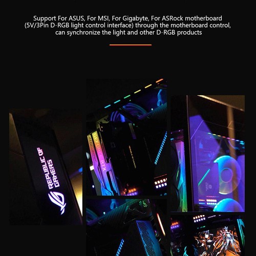 RGB Fan Hub ARGB Cable Splitter Hub Adapter Computer Accessory (Large 4PIN) - Afbeelding 6 van 10