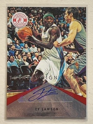 Ty Lawson 2012-13 Panini Totally Certified /25 Red Auto Autograph Signatures