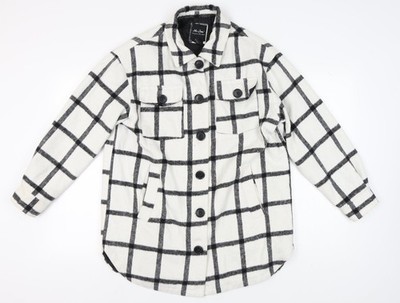 Basic-Jacke Damen UK Größe M Me Jane weiß