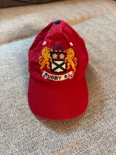 Red Cap Embroidered Logo R.R.F.C. Ralph Lauren Rugby