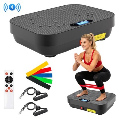 Vibration Plate Exercise Machine Black