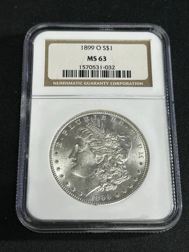 1899-O $1 MORGAN SILVER DOLLAR MINT STATE NGC MS63