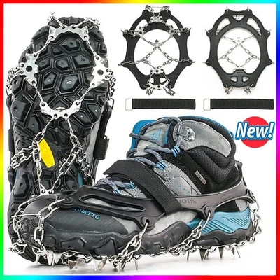 MARKENLOS SkinStar ICE PRO Grödel Steigeisen Eisspikes,Schuhkrallen Spikes - Schuh-Ketten