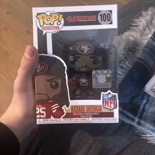 Funko Pop! Richard Sherman #100 NFL Football San Francisco 49ers