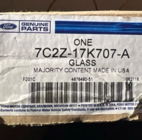 Ford OEM 7C2Z-17K707-A Ford Glass