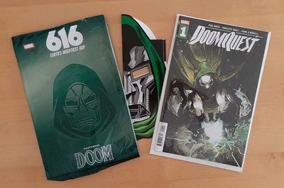 Doomquest #1, Exclusive Black & White Edition, 616 Blind Bag With Doom Mask!  