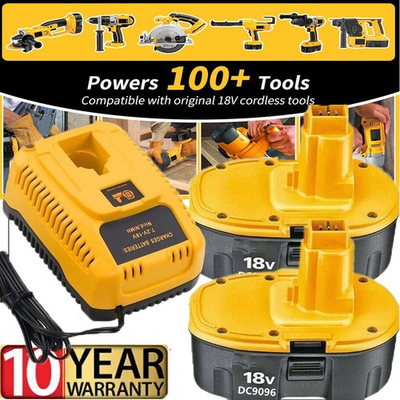#ad #ad 2PACK 18 Volt For DeWalt 18V 7.0Ah Battery Charger DC9096 DC9099 DC9096 2 $56.99