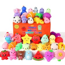 60 Pack Mochi Squishy Toys, Kawaii Mini Squishies Party Favors mini, 60 Pcs