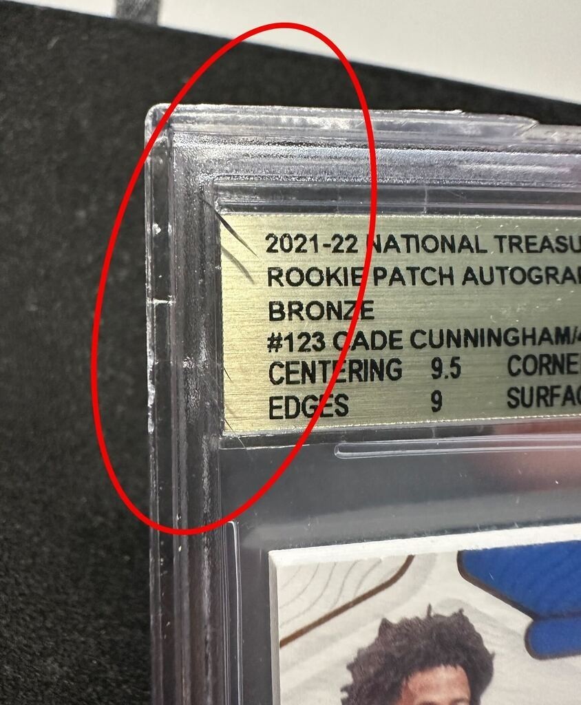 CADE CUNNINGHAM BGS 9.5 2021 NATIONAL TREASURES 123 ROOKIE PATCH AUTO BRONZE /49 view 4