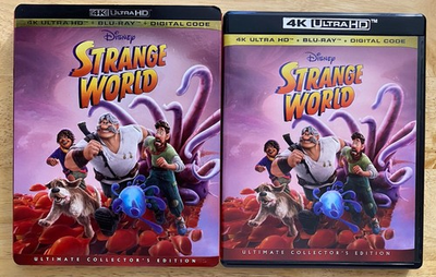 #ad DISNEY STRANGE WORLD 4K ULTRA HD BLU RAY COLLECTOR#x27;S EDITION SLIPCOVER SLEEVE $19.99