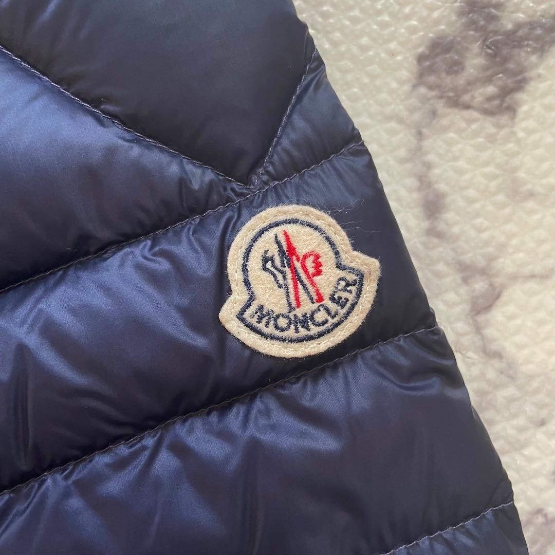 MONCLER DANIEL Light Down Jacket Navy Tricolor Me… - image 3