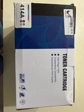 HP 414A Onlyu Toner Ink Cartridges New Tri Color FOUR (4) Sealed  