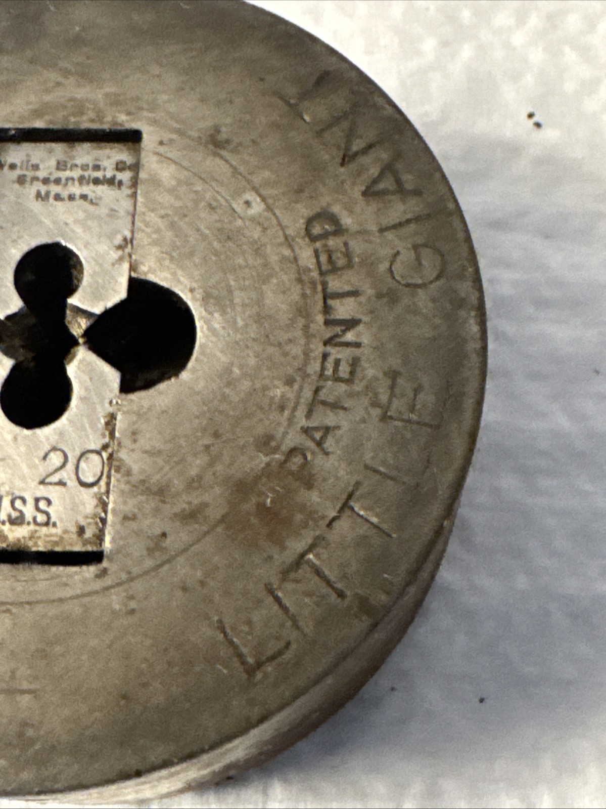 1/4" NC 20 Little Giant Pipe Threader Die Head 2 3/4" USA 