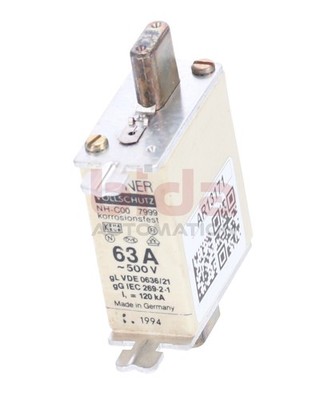 Lindner NH-C00 7999 63A-500V fuse block fuse insert