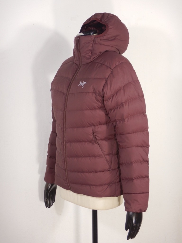 Arc'teryx Women's THORIUM AR HOODY Down Jacket Wine Red Size SMALL