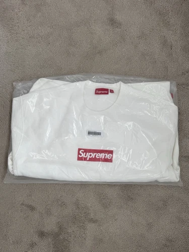 Logo Supreme Washed Box col rond blanc Taille XL En main prêt à expédier DSWT