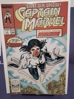 Giant-Size Special #1 Captain Marvel (AF90) Marvel 1989, NM- condition comic.