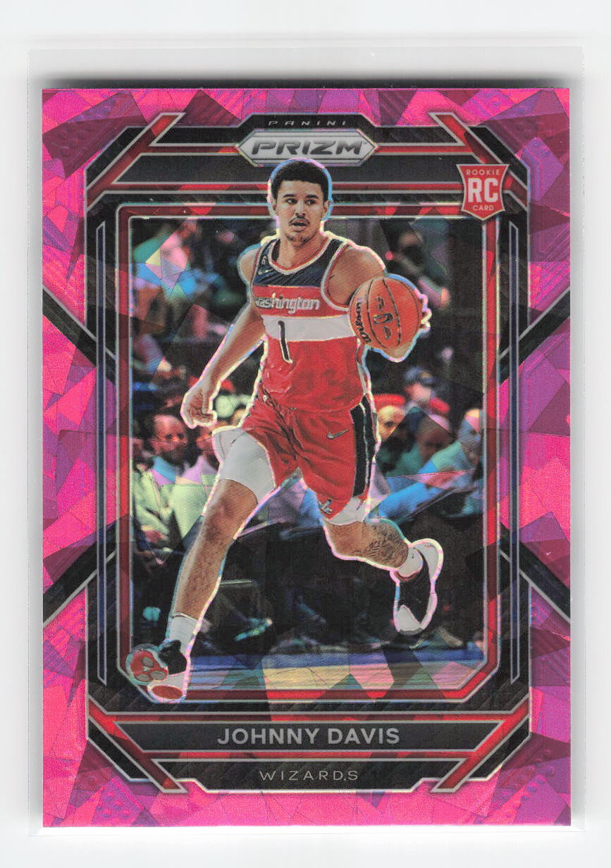 2022-23 Panini Prizm #231 Johnny Davis Prizms Pink Ice