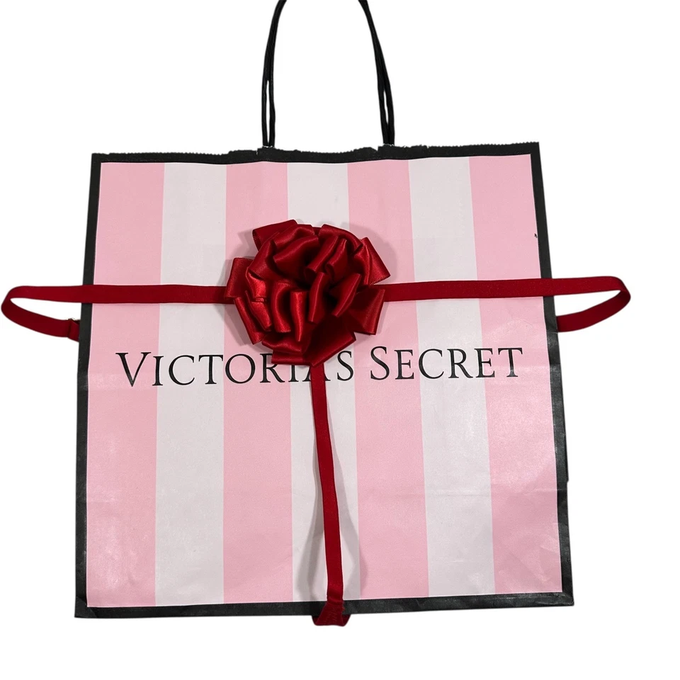 Nuevo con etiquetas Victoria's Secret Tanga Tanga Panty L Rojo Dorado Correa Ajustable Lencería Foto 2 de 4