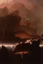 Sadak in Search of the Waters of Oblivion 1812 by John Martin, Giclee Art Print