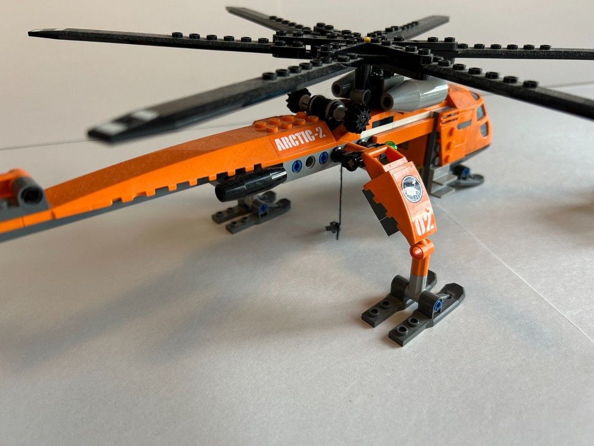 60034 LEGO® City Arctic Helicrane w/ Instructions (Missing 2 snow