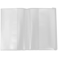 10pcs Clear Book Cover Width Adjustable Book Cover Soft Cover Books Protective