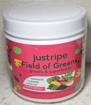Field of Greens Superfood Powder with Organic Spirulina Beet Root - Mixed Berry
