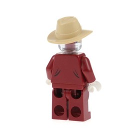 1x Lego Minifigure Ultra Agents Invizable Head Transparent White Hat 70167 uagt021