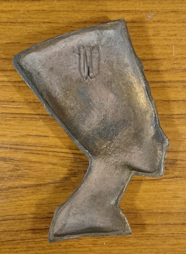Nofretete Wandbild Relief Metall Ägyptische Königin Pharao Echnaton Ägypten 649g - Bild 4 von 6