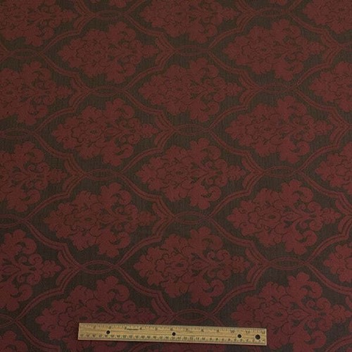 Burch Fabrics Mason Cranberry Upholstery Fabric - Picture 2 of 3