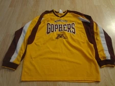 Youth Minnesota Gophers XL (20) L/S Warmup Jersey Shirt Mighty Mac Sports Jersey