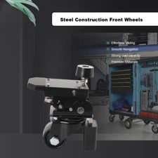 Packout Caster Wheel Kit for Rolling Tool Box - Steel Construction Front Wheels