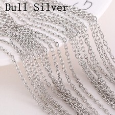 10 Meters Dull Silver Tone Delicated Links-Opened Cable Chains 3X2mm