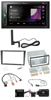 Pioneer MP3 DAB Steering Wheel 2DIN Bluetooth Car Stereo for Vauxhall Tigra Corsa C Meriva g