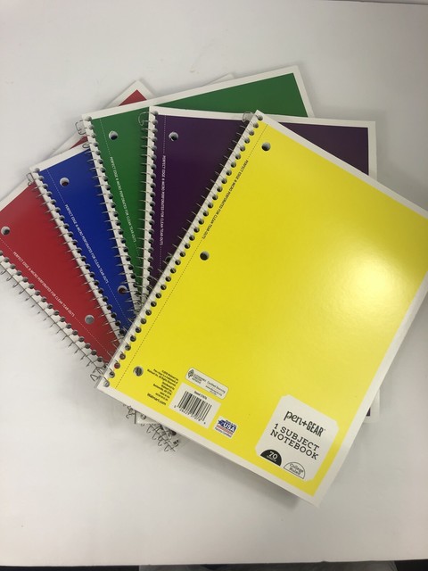 11 Pen Gear 1 Subject College Ruled 70 Sheets Perforated Notebooks Lot Of For Sale Online Ebay