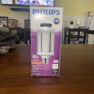 Philips TrueForce 100W HID Equivalent Clear Corn Cob Mogul Base LED