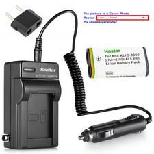 Kastar Battery AC Charger for Kodak KLIC-8000 Kodak Z885 Kodak Z1012 IS