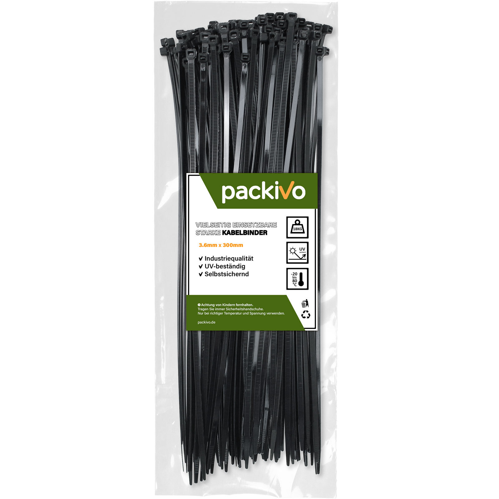 Profi Kabelbinder 100/500/1000 Stk. Schwarz Weiß UV-Beständig Extrem Zugfest