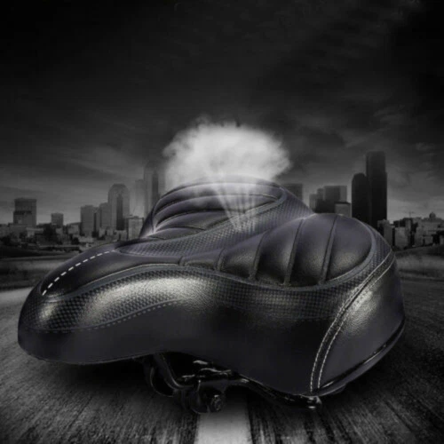 Cojín de gel para bicicleta cómodo trasero ancho cojín de asiento deportivo extra suave Foto 2 de 4