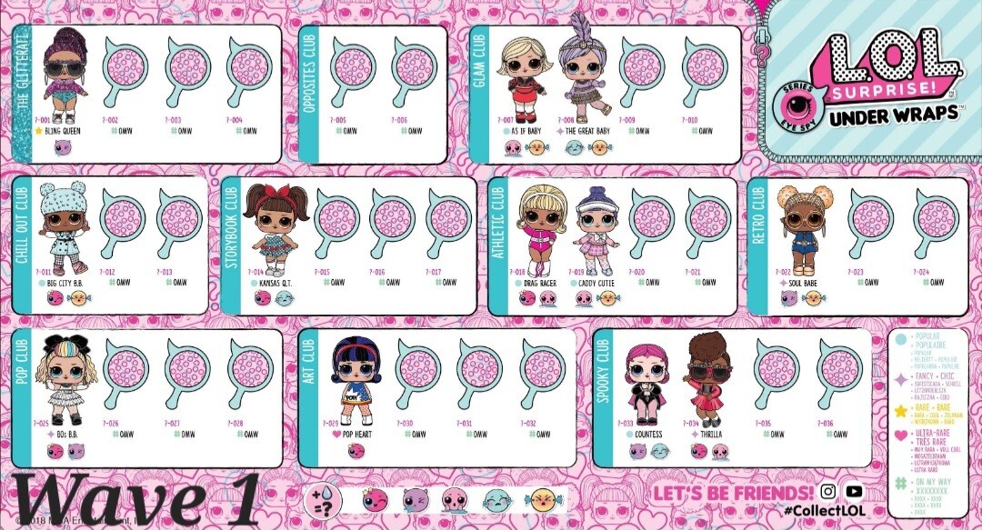LOL SURPRISE Under Wraps Eye Spy Series Wave POP HEART Doll