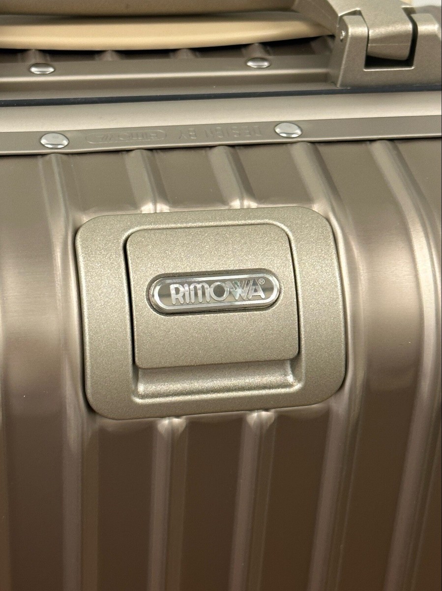 Rimowa Topas Cabin Titanium 32Liters (pre LVMH) - NEW -Made in