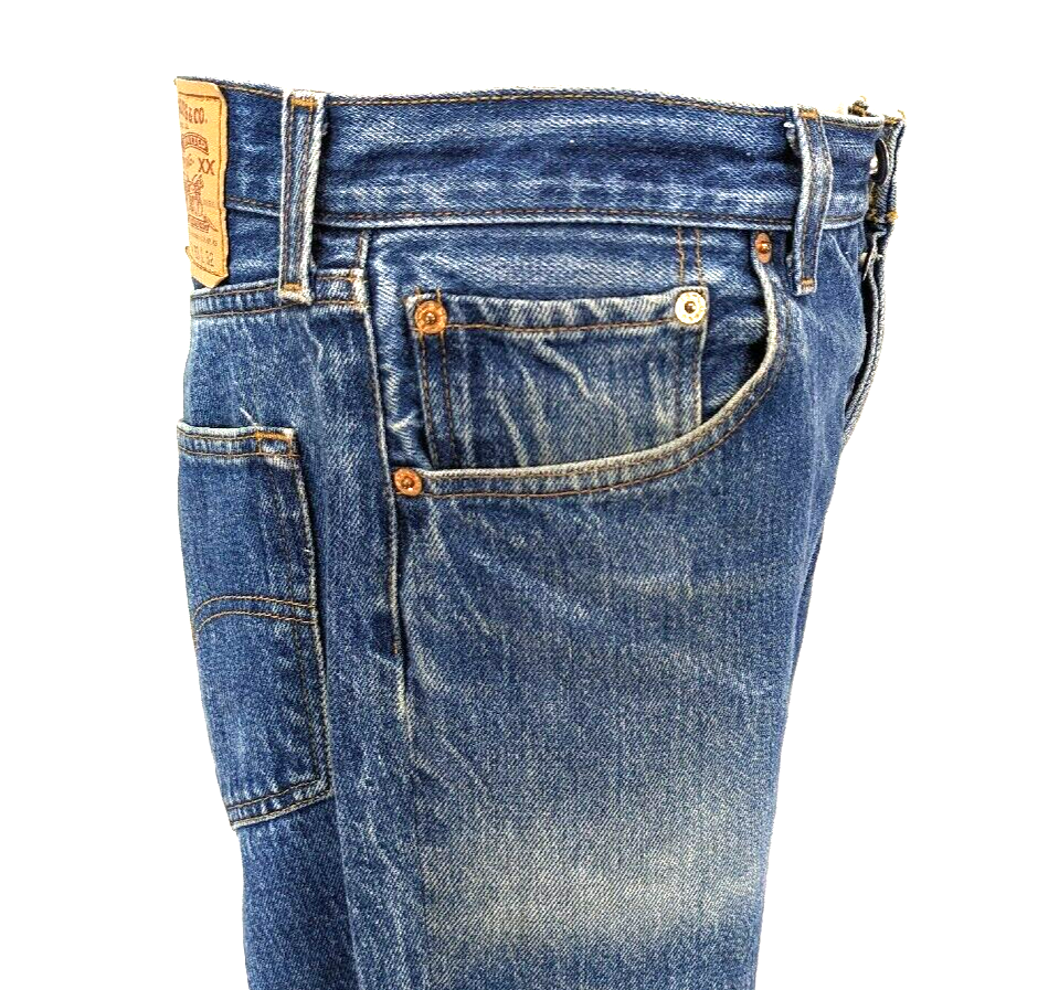 Vtg LEVI'S 501 XX Jeans USA MADE Marked 33/32 Actual 32/25 Vtg LEVI'S 501 XX Jeans USA MADE Marked 33/32 Actual 32/25