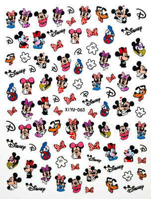 Nagelsticker Nail Art selbstklebend Mickey Mouse Minnie Disney XIYU-063-0926